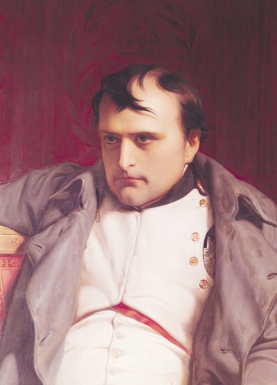 Napoleon after his Abdication (detail) by Hippolyte Delaroche